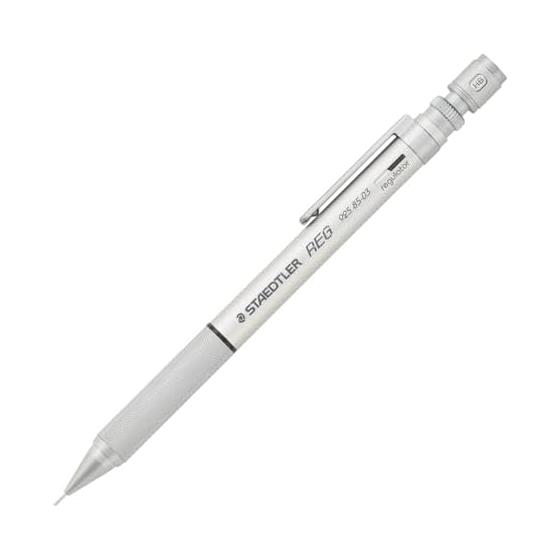Механический карандаш STAEDTLER REG Drafting, Регулировка количества грифеля, 0,3 мм, Регулятор (Регулировка детонации), Металлическая рукоятка, Специальная накатка, Длина 4 мм