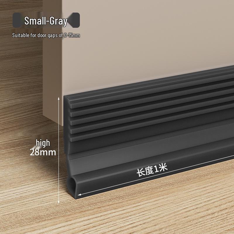 Самоклеящийся уплотнитель для низа двери: Звукоизоляционный, Ветрозащитный, Водонепроницаемый, Защита от тараканов и Противовзломный барьер