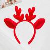 Рождественская повязка на голову в виде рогов оленя, эластичная, нескользящая, плюшевая, подходит для всех возрастов, рождественские аксессуары для волос, праздничный костюм для украшения вечеринки, праздничная повязка на голову