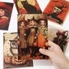 10pcs/set Festival Halloween Message Cards Castle Broom Halloween Greeting Cards  Holiday
