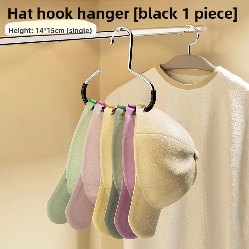 Hat Hook Hanger, Dormitory Duck Tongue Baseball Cap Storage Wonder, Home Anti-slip and Traceless Silk Scarf Hanger Storage Rack