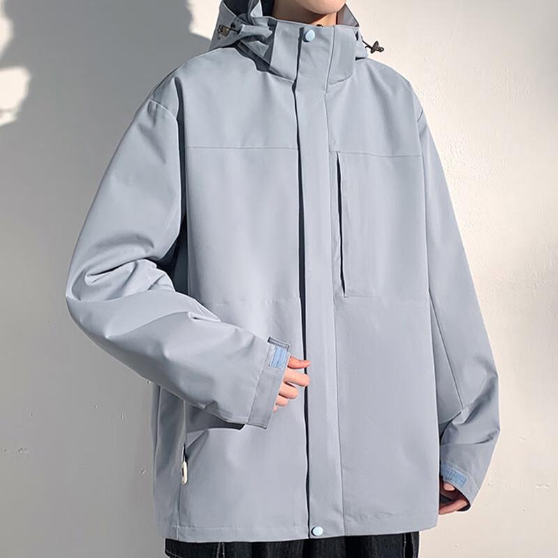 NASA MARVEL Men's Hooded Windbreaker Jacket