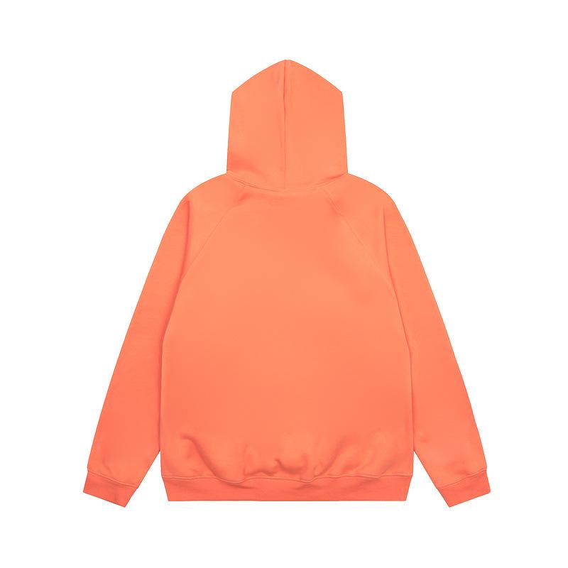 High Street Trend Brand ESSENTIALS Fleece-Lined Heavyweight Flocked Letter Hoodie for Men & Women