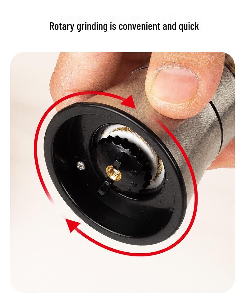 Нержавеющая сталь с титановым покрытием, мельница для специй, для морской соли и черного перца