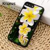Krajews Тропические Цветы Франжипани Для Чехла Телефона iPhone 17 Air 16 15 14 plus 12 13 pro max coque Fundas