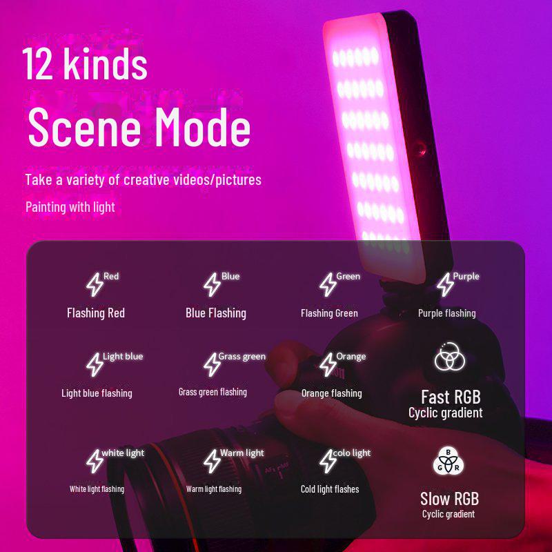 Светодиодное кольцо RGB для конференций и селфи-светильников для телефона, ноутбука и прямых трансляций