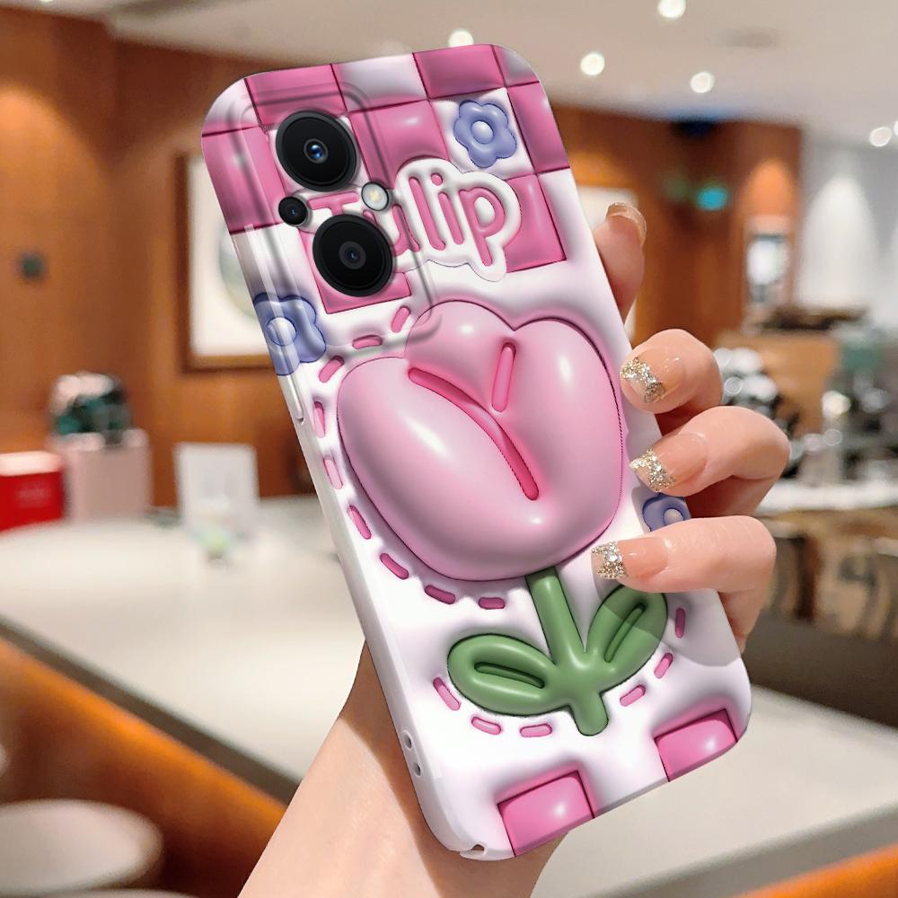 Универсальный чехол для телефона с пленкой, мультяшный модный дизайн, твердый корпус, полное покрытие камеры, противоударный защитный чехол для OPPO Realme OnePlus Infinix Tecno