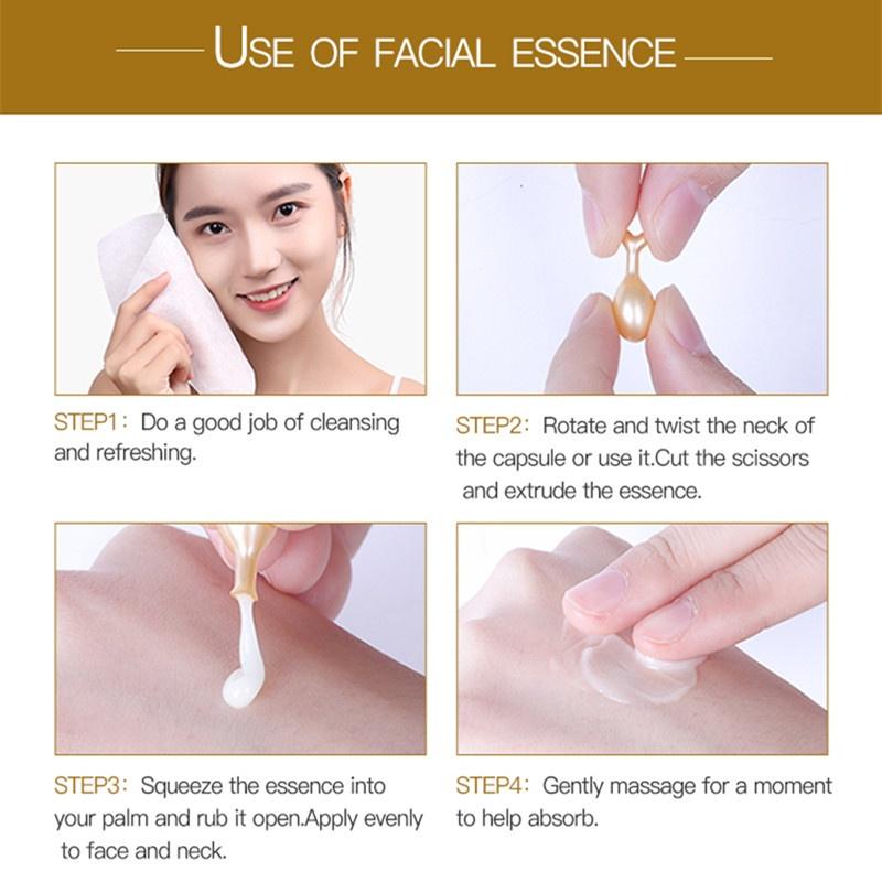 Gold Capsule Essence - Anti-Aging, Whitening, Hydrating Serum for All Skin Types