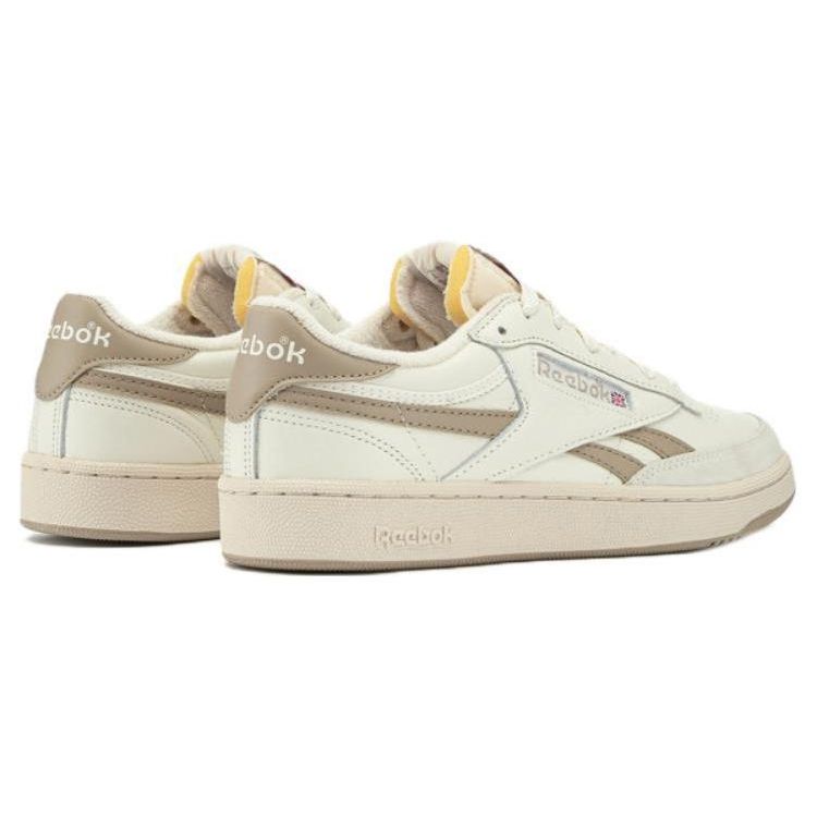 Reebok Club C Revenge Vintage Chalk Boulder Бежевые мужские кроссовки Кремовые Paperwhite 100034035