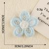 Cartoon Flower Embroidery Stickers and Patches for DIY Handbooks, Jewelry, Brooches, Hair Accessories, and Clothing