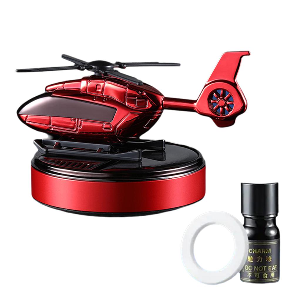 Освежитель воздуха для автомобиля Солнечный вертолет Аксессуары для интерьера Вращающийся автомобильный ароматизатор Духи Пропеллер Украшения Принадлежности Диффузор X0Y8