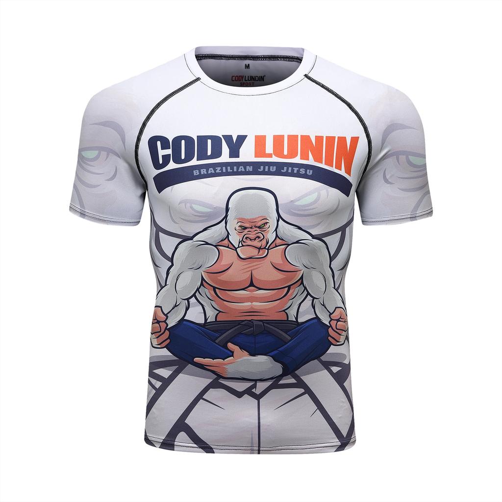 Спортивная одежда Bjj Рашгард Грэпплинг Бразильское джиу-джитсу Взрослые Мужские Ноги Без Ги Bjj Jiu Jitsu MMA Рашгард Bjj Беговая рубашка