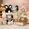 Large Sweater Rabbit Doll Plush Toy Clothing Big Rabbit Doll Girls Soothing Ragdoll Birthday Gift