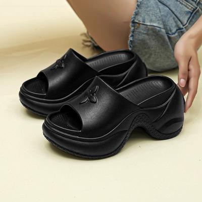 Мода 2025 Новая мода Женские тапочки Платформа Нескользящие Женские шлепанцы Мягкая подошва Удобные шлепанцы Легкие Лаконичные Женские сандалии