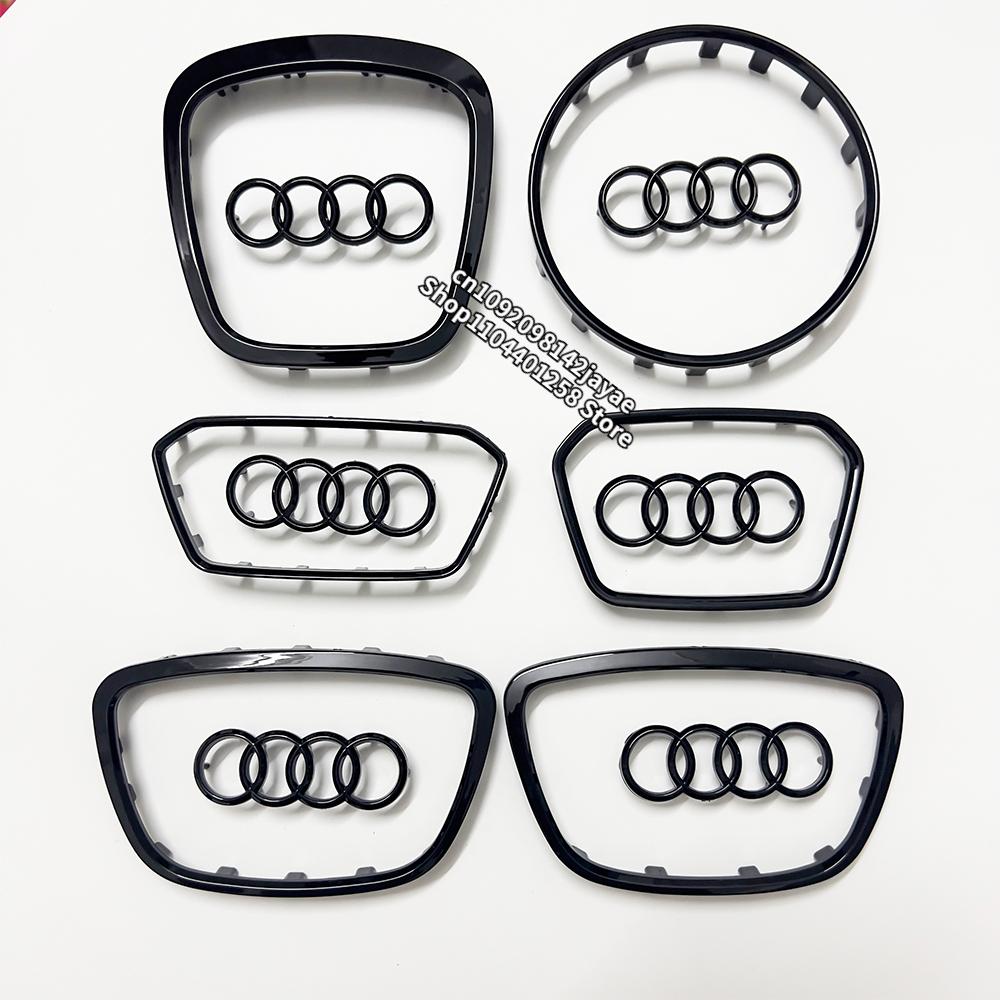 Car Steering Wheel Badge Replacement Decoration LOGO For Audi A3 A4 A5 A6 A7 A8 Q3 Q5 Q7
