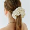 Pearlymore Waffle Scrunchie (Ivory)