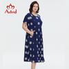 Женское летнее платье Astrid, элегантное платье 2023, хлопковые длинные офисные платья в горошек с карманами и длинными платьями для женщин