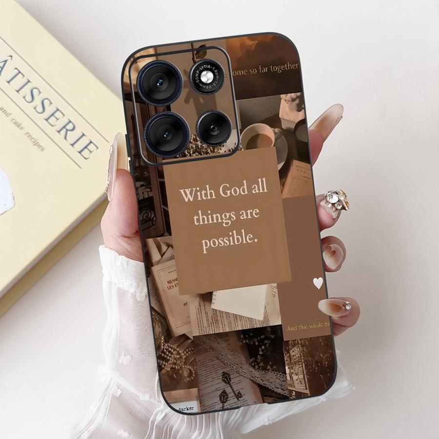 Чехол для Motorola Moto G56 G86 5G Цветок авокадо Мягкий силикон Funda для MotoG56 G 86 Ударопрочный Capa для Motog86 G 56