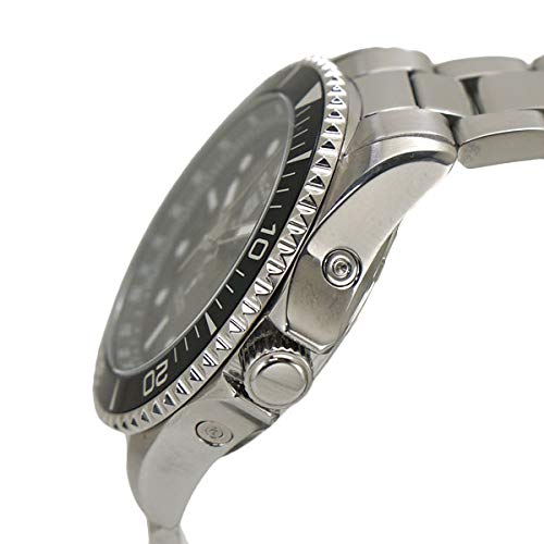 Elgin ELGIN радио солнечные часы наручные часы 10 АТМ водонепроницаемые солнечная батарея черный циферблат НОВЫЕ [] мужские FK1427S-BP