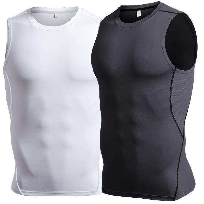 Men's Quick-Dry Silk Grid Sports Vest: Spring/Summer Base Layer for Training, Running, and Basketball