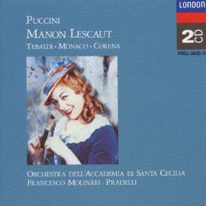 CD TEBALDI RENATA ROMAN CONSERVATOR Puccini Manon Lescaut POCL38323 1995 Japan Classical Used