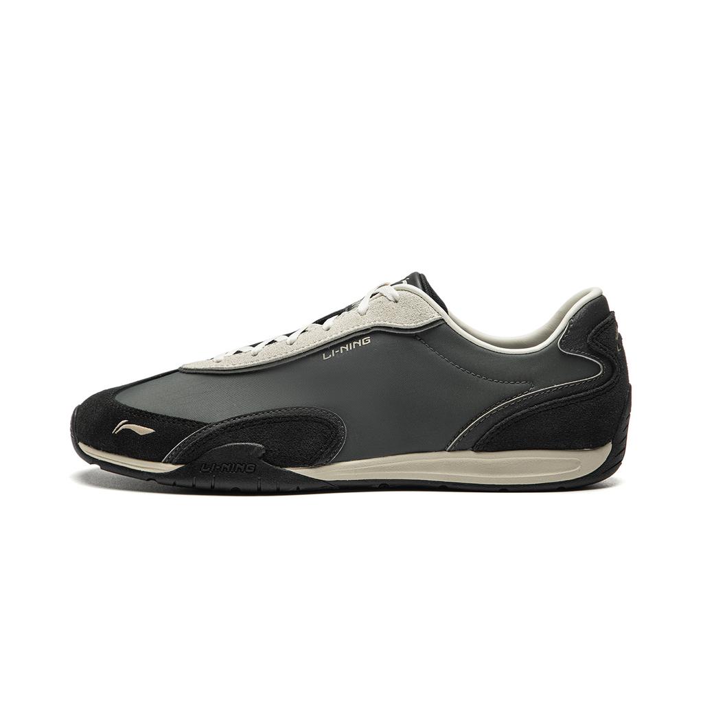 Кроссовки Li Ning Film 70S, нескользящие, износостойкие, легкие, низкие, мужские, цвет серо-черный, German Army Trainers, AGCW213-1
