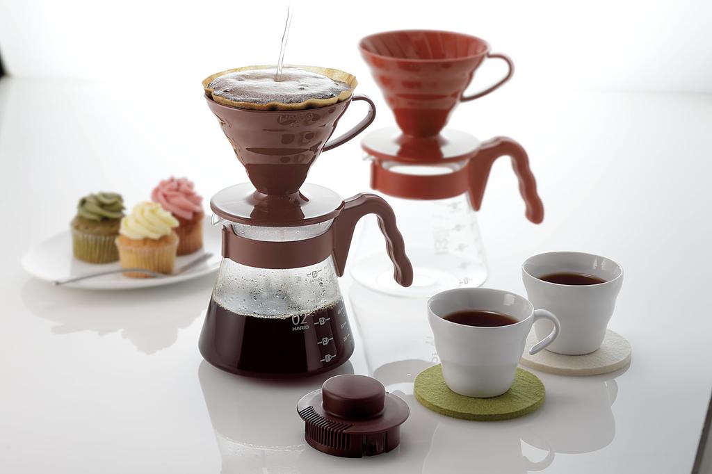 Сервер для кофе Hario V60 02 Набор Коричневый (1-4 чашки) VCSD-02CBR