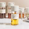550ml Kitchen Oil Bottle Automatic Opening Closing Leak-proof Glass Oil Pot Home Kitchen Non-hanging Liquid Oil Seasoning Bottle