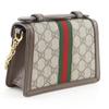 Gucci Сумка на плечо Ofidia 696180 Линия Sherry Mini ChainShoulder Коричневый Холст GG Supreme Женская Б/у