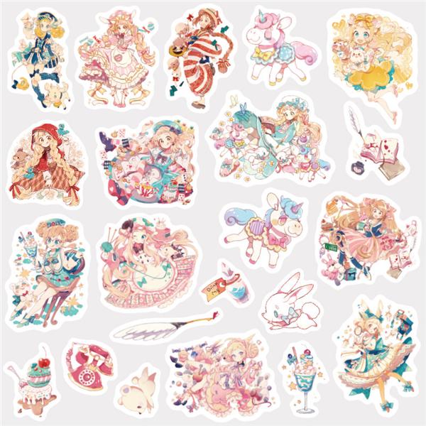 Детские наклейки в виде мультяшных собак