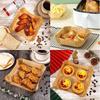 50pcs/set Disposable Air Fryer Paper Liner 20CM Oil-proof Water-proof Airfryer Disposable Cooking Paper Trays Baking Paper