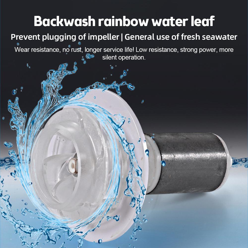 Водяной насос-амфибия с переменной частотой, 7000 л/ч, ультра тихая технология синусоидальной волны, DC24V для аквариума