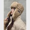 "Women's Winter Riding Hat: Warm, Windproof, Ear-Protecting, Plus Velvet Lei Feng Headgear"