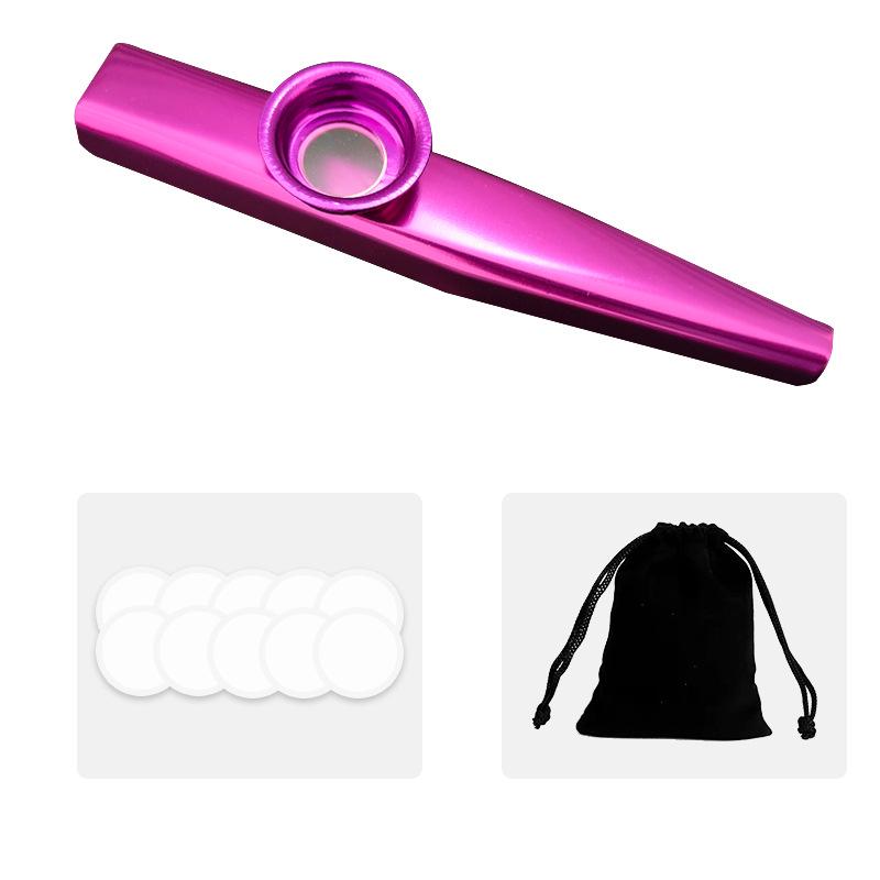 Металлическое казу Трансграничный музыкальный инструмент Подарок Труба Саксофон Диафрагма