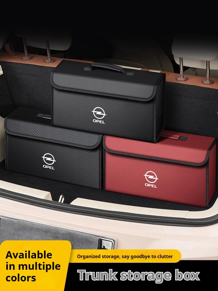 Car Trunk Storage Box Organizer Foldable Container Bag For Opel Corsa Insignia Mokka Vectra Vivaro Grandland Astra Zafira PG3