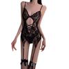 Manyu Jumpsuit Lace Tempting Hollow Design Crotchless Lingerie For Women