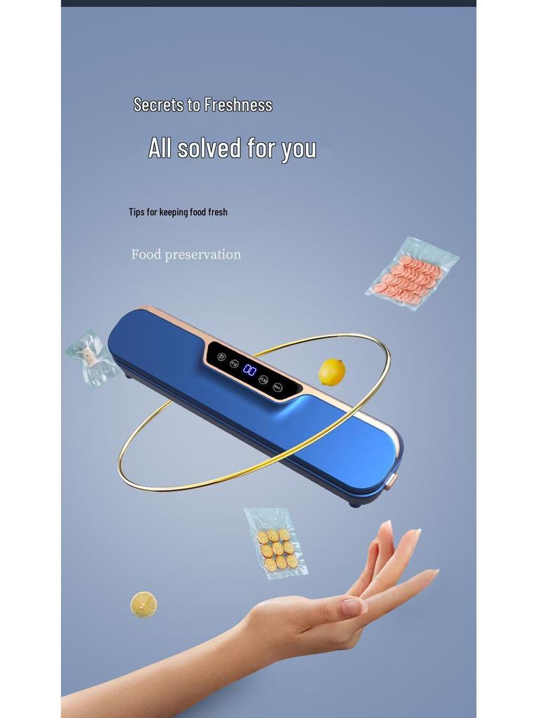 Портативный мини вакуумный упаковщик для сохранения продуктов