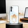 Чехол для телефона 'Исцеляющий маленький ангел' для Samsung S25, S24, S21, S22, S23, S30, Ultra, S20, Plus, Fe, Мягкий силиконовый черный чехол