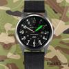 Stylish Men's Military Watch Casual Nylon Watch Band Quartz Watch Band Calendar Display