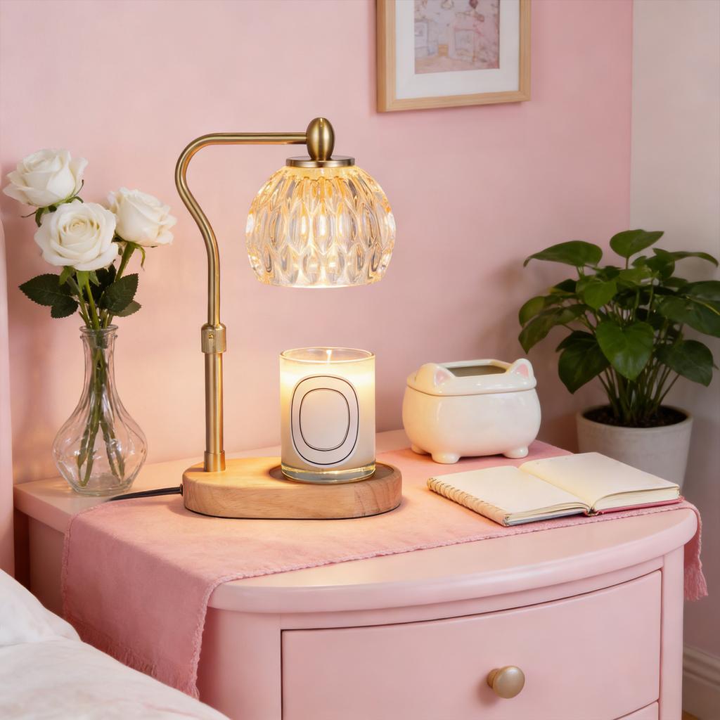 Нагреватель для свечей, Лампа-нагреватель для свечей с диммером, Регулируемая по высоте, Ароматические свечи, Декор для дома, День матери