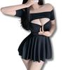 Bodycon Plus Size Cosplay Costume Secretary OL Teacher Female Teacher Women Sexy Lingerie Lingerie Sexy Costume Sexy Dress Mini One Piece Extreme