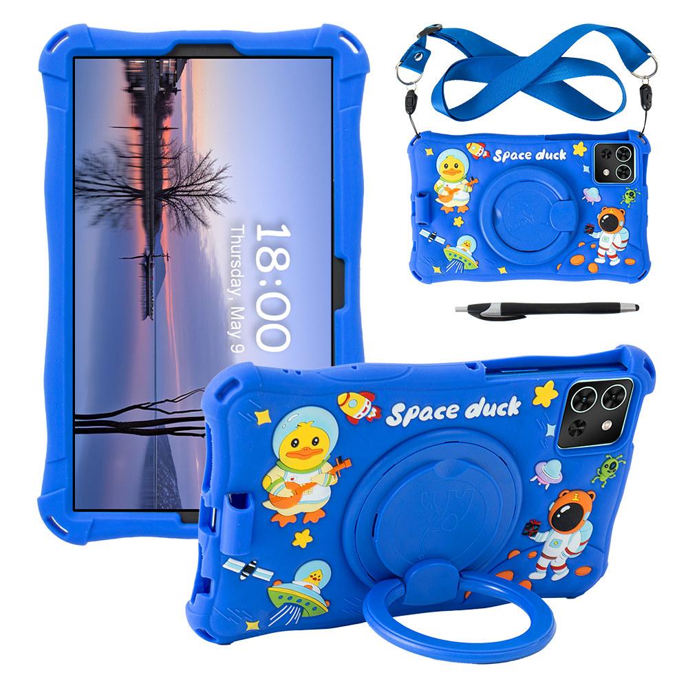 Вращающийся мультяшный мягкий чехол для Samsung Galaxy Tab A7 Lite A9 8.7 дюймов SM-T220 T225 SM-X110 X115 силиконовый детский чехол-подставка для планшета