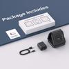 3-in-1 Wireless Charging Pad Portable Magnetic Foldable Travel Charger with Adapter for iPhone 13/12/Pro/Max, iWatch, AirPods 3/2/Pro, Black