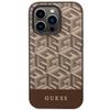 Etui do iPhone 14 Pro Max Guess GCube Stripes MagSafe Brązowe