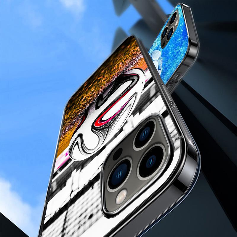 Чехол для телефона с дизайном футбольного мяча для iPhone 17 Air 16 Pro Max 16E 15 + 14 Plus 11 12 13 Mini 7 8 SE Подарок Печатная крышка Funda