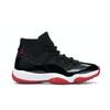 Air 11 Retro Bred 2019 Unisex Sneakers Black White Varsity-Red 378037-061