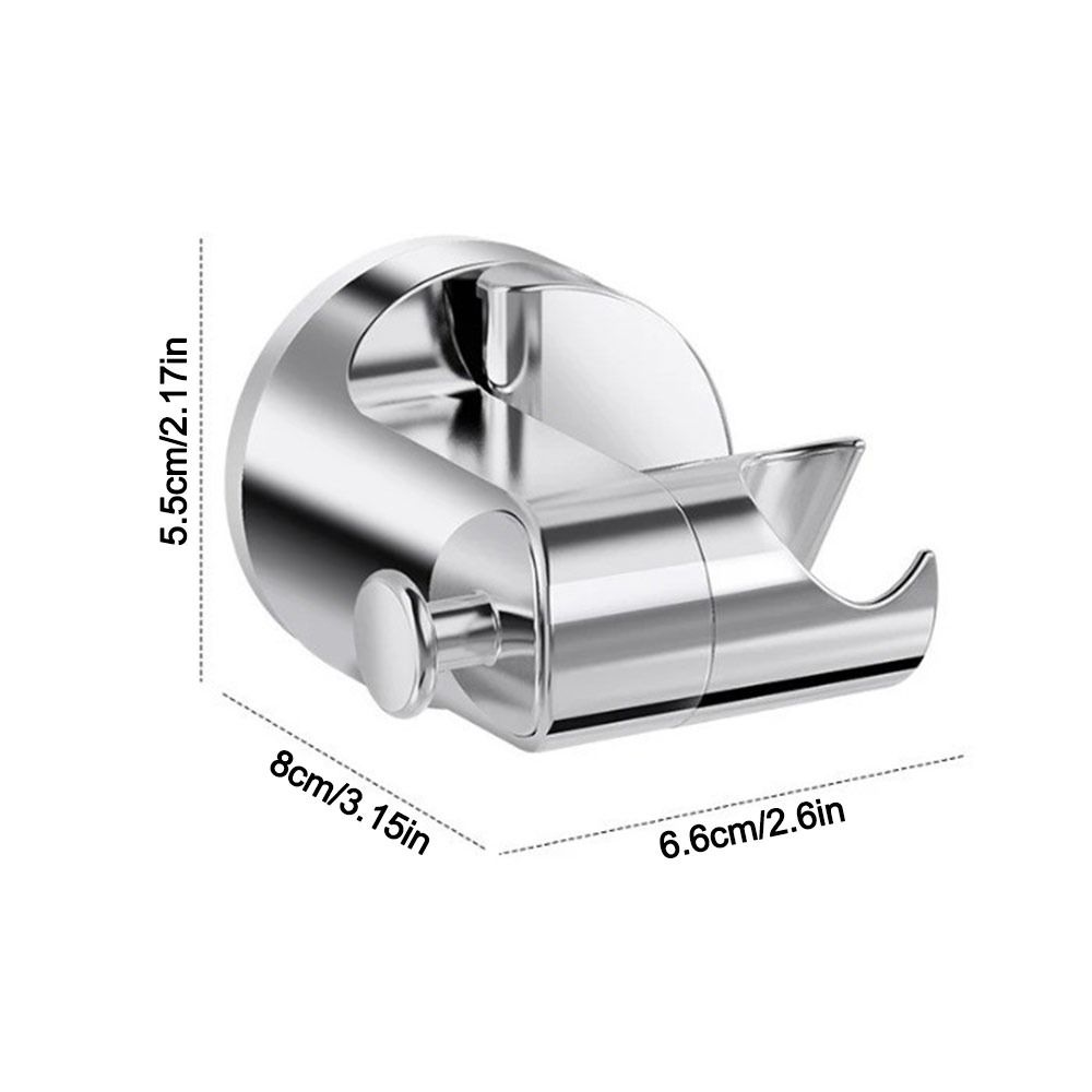 Self-adhesive Shower Holder 360°Adjustable Shower Head Stand Bracket Bathroom Accessories