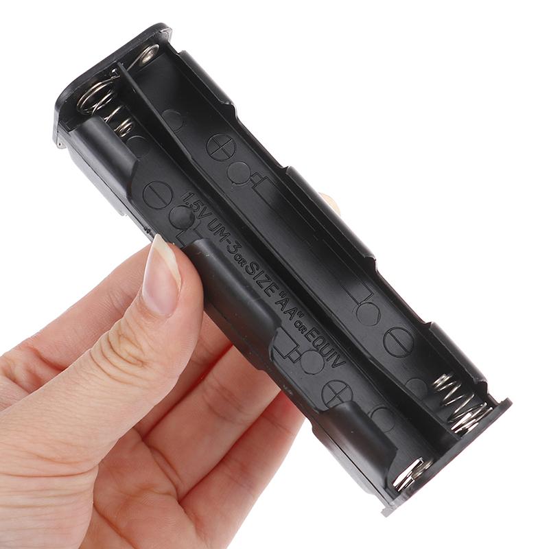 Длинный держатель для батареек типа 8 X Aa 12 В, ящик для хранения батареек «спина к спине»