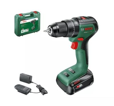 Ударная дрель Universal Impact 18V-60 - BOSCH - с 1 аккумулятором 2 Ач - чемодан - 06039D7101
