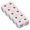 10pcs 6 Sided Dice Interesting Safe Waterproof Durable Portable Standard Dice for Entertainment